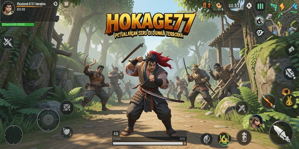 Tampilan gameplay HOKAGE77 yang menakjubkan dalam dunia terbuka.