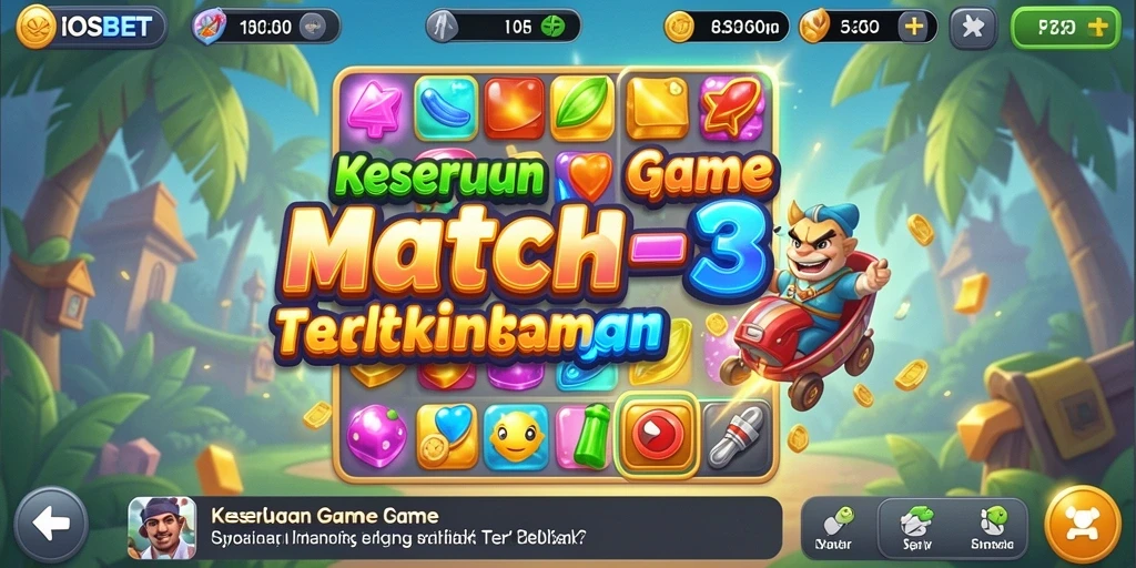 Tampilan gameplay yang seru dan penuh warna di IOSBET.