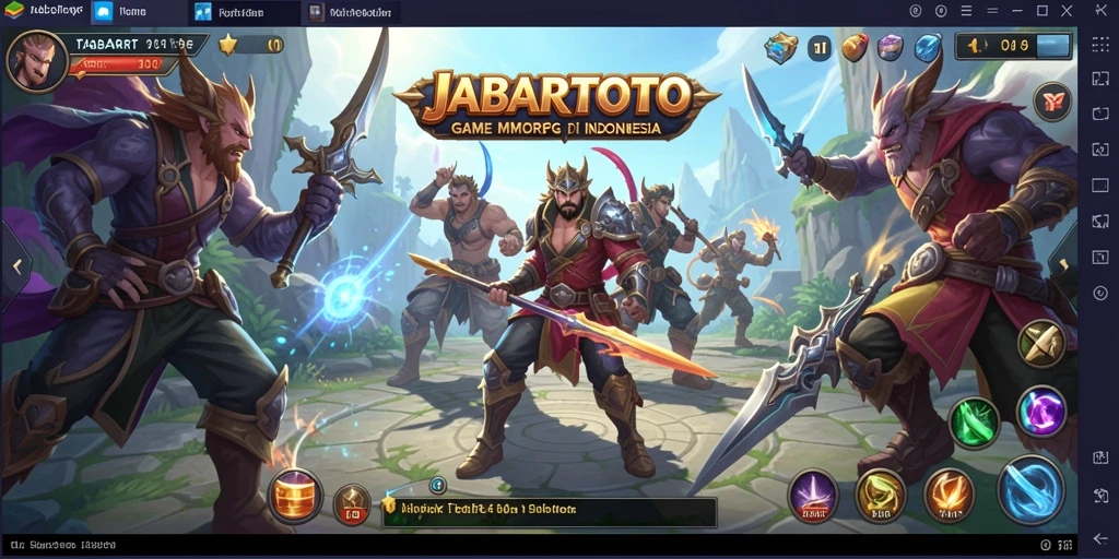 Screenshot utama menampilkan gameplay seru JABARTOTO.
