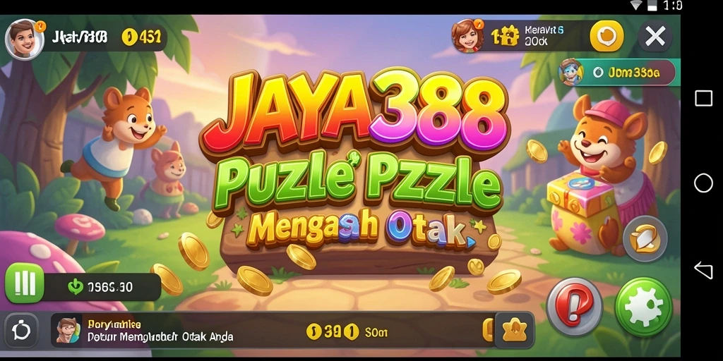 Screenshot utama JAYA388 menampilkan gameplay Puzzle yang seru dan menantang.