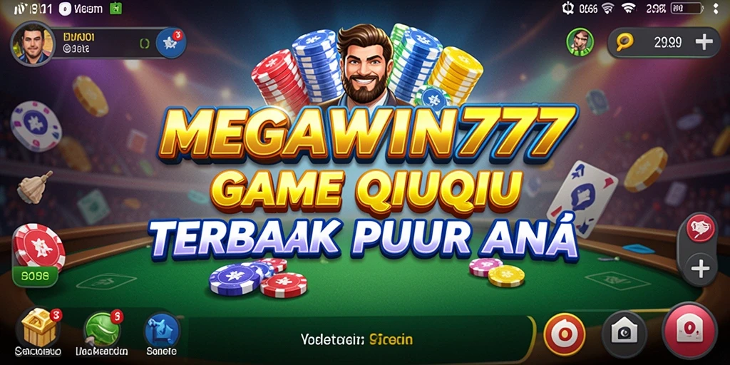 Screenshot gameplay MEGAWIN777 dengan tampilan QiuQiu yang menarik.