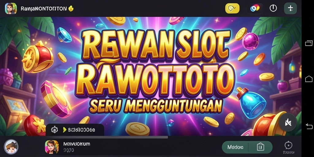Tampilan seru gameplay slot di RAWONTOTO.