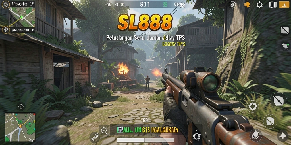 Tangkapan layar <strong>SL888</strong> menampilkan aksi menegangkan di arena pertempuran TPS.