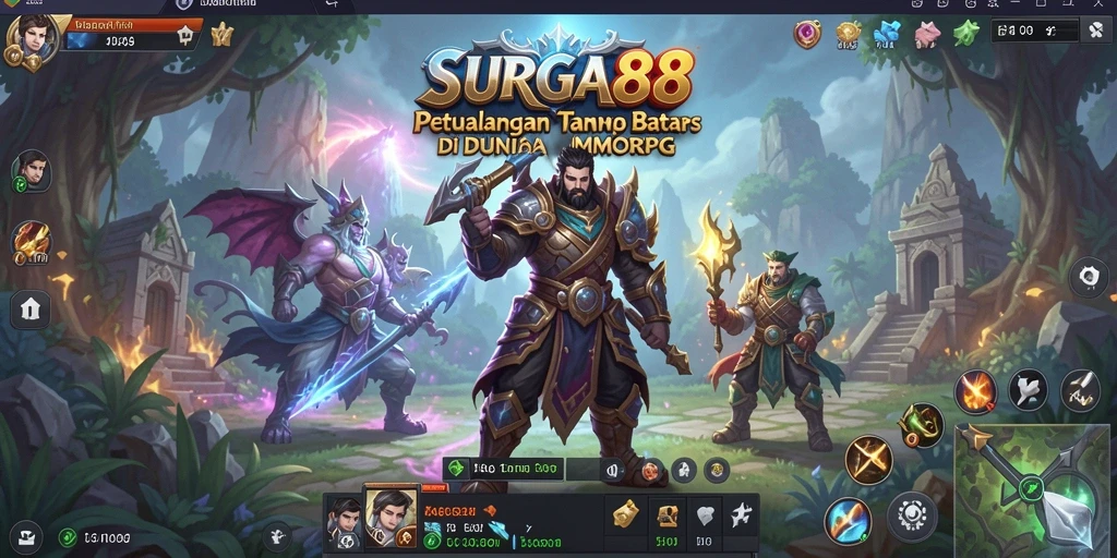 Gameplay seru di dunia fantasi SURGA88.