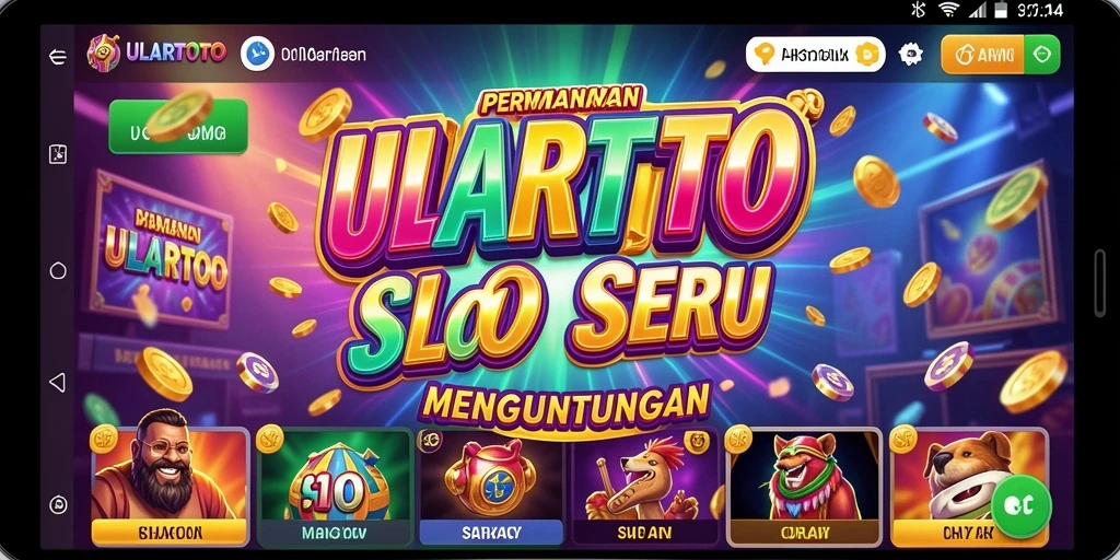 Tangkapan layar gameplay ULARTOTO yang menampilkan keseruan Slot.